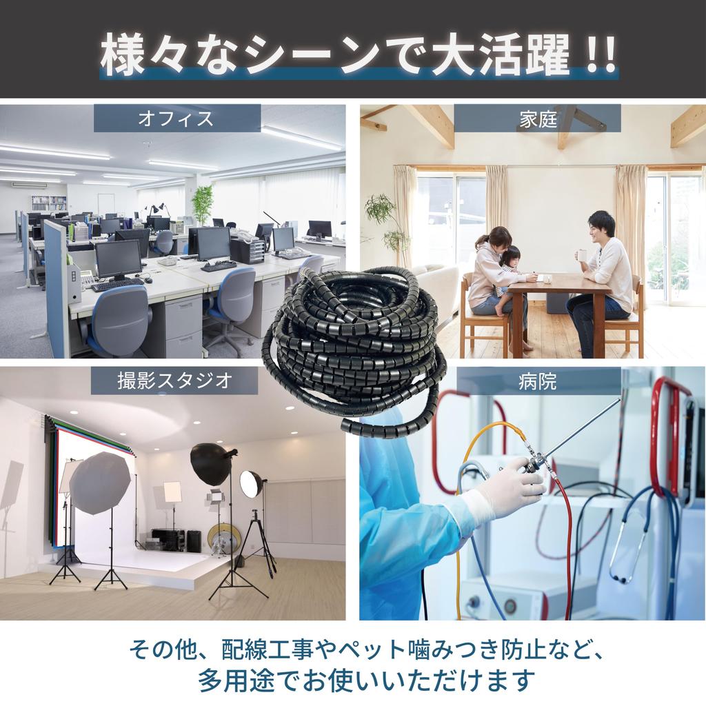 ASPIRE Slit Tubing OT-08-PE-N, 100m Roll, 8mm Inner Diameter, White. Organize, Store, and Hide Cables. Wiring Tubing, Wire Cover, Wire Protection