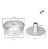 Angel Food Cake Pan Christmas Aluminum Cake Mold Chiffon Baking Cake Mould