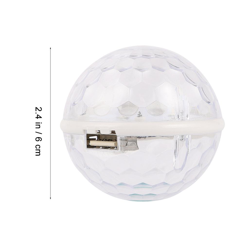 1Pcs Crystal LED Light Compact USB Powered Ball Light for Karaoke Dance Club Events Decor