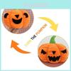 Urocza dwustronna pluszowa zabawka dynia Idealny prezent na Halloween Lalka do personalizacji