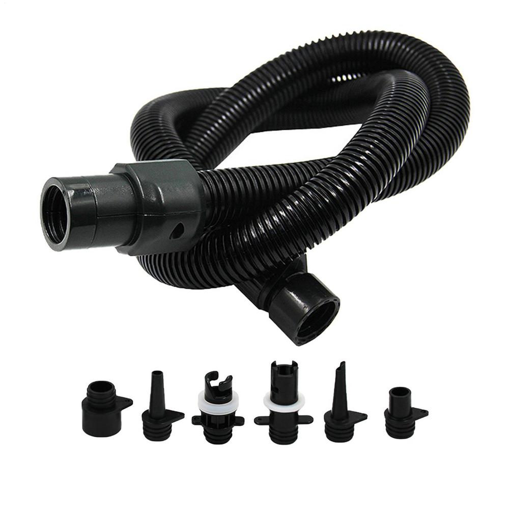 

6Pcs Air Valve Adaptor for SUPBoard Inflatable Pump Adapter Paddle Boat Kayak Air Valve Pump Connector Tire Air Compressor Kits чорний