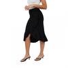 Womens/Ladies Jersey Wrap Midi Skirt
