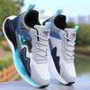 Ultra-light Sports Shoes Men's Autumn and Winter Running Shoes Ultra-light Shock-absorbing Leather Waterproof Men's Shoes Velvet Warm Cotton Shoes