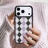 Argyle Pattern Phone Case For Apple iPhone 17 Air 16E 15 14 Plus 13 12 11 Pro Max Mini Funda Cover