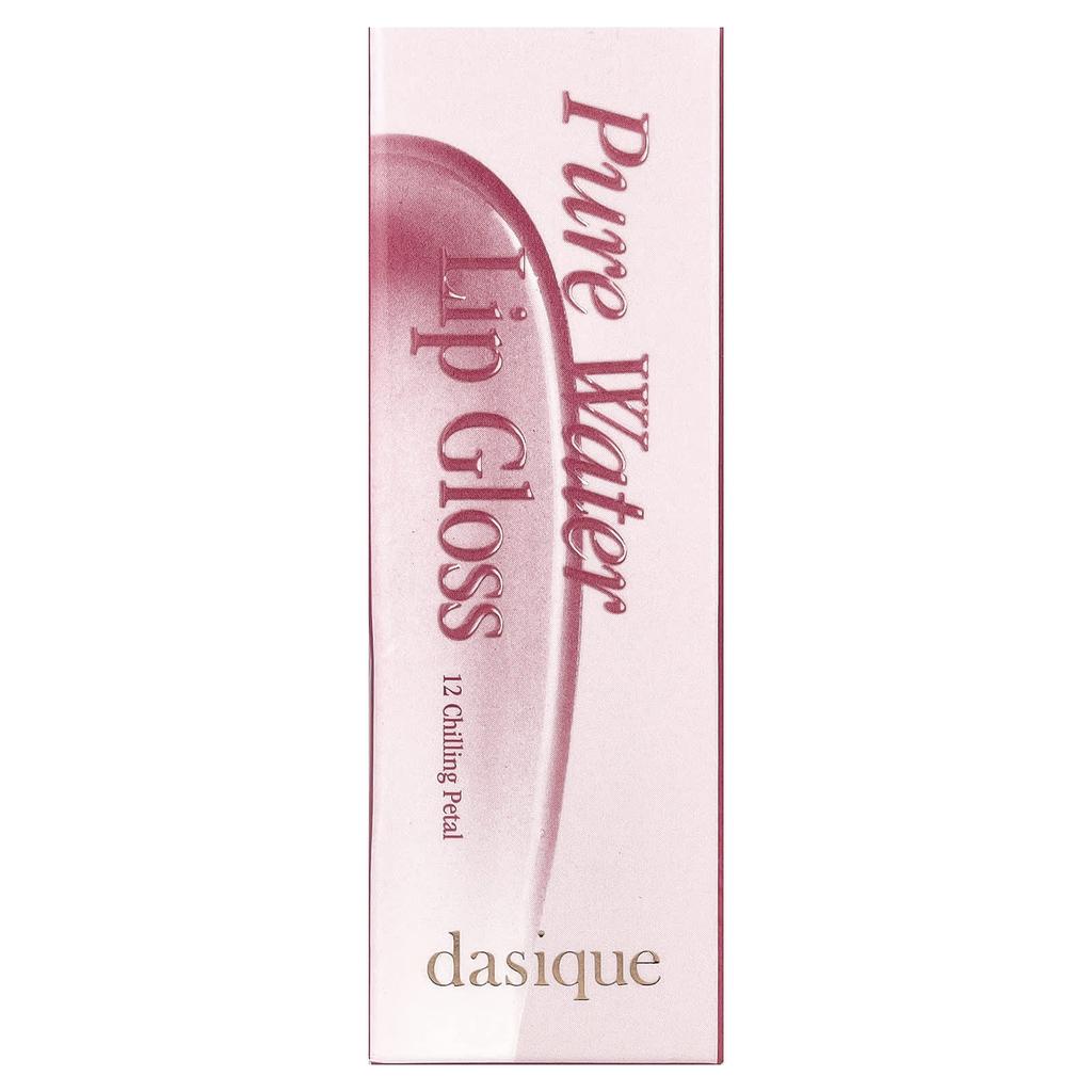 Dasique, Pure Water Lip Gloss, 12 Chilling Petals, 2.6g (0.09oz)
