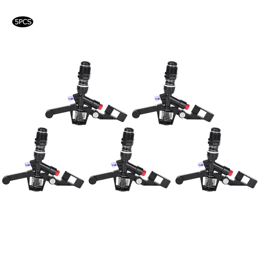 5 ks Tryska Rotační Kolébka Postřikovací Nástroj 3/4in DN20 Vnější Závit pro Zemědělské Zavlažování