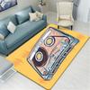 Cartoon Cassette Pattern Entrance Door Mat Non Slip Kitchen Living Room Rug Bathroom Mat Indoor Carpet Door Mat Home Decoration