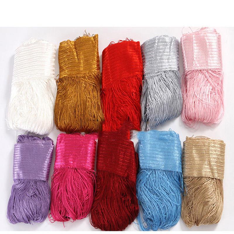 Encrypted Tassel Straight Curtain Partition Door Curtain Living Room Bedroom Curtain Wedding DIY Home Decoration 100x200CM