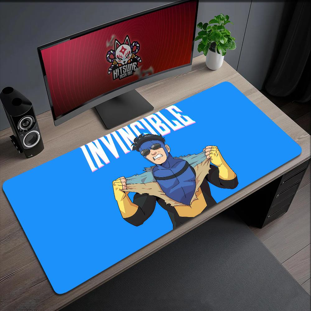 Tappetino Mouse Supereroe Antiscivolo Bordo Lockedge Cartone Animato Ufficio Studente Invincibile Gaming Spesso Grande Cuscino per Scrittura MousePad