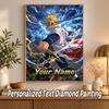Minato Namikaze Custom Name Diamond Painting Personalized 5D Full Drill DIY Diamond Art Home Decor