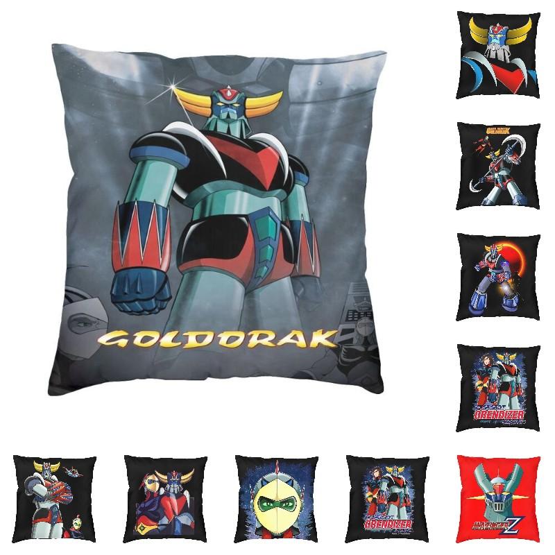

Наволочка Goldorak Grendizer для дивана, аниме НЛО, робот Goldrake, роскошный чехол для подушки, квадратная наволочка с 3D принтом на заказ 30x30cm 12x12in