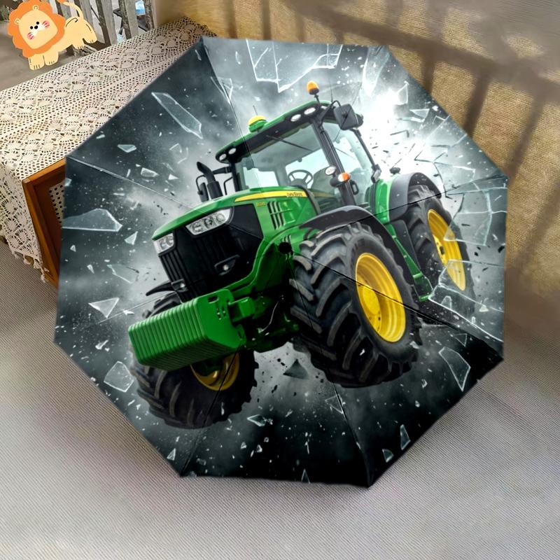 1 Pezzo Ombrello Pieghevole Automatico - Fantasia Auto, Design Portatile e Pieghevole con 8 Stecche, Regali di Natale e Compleanno