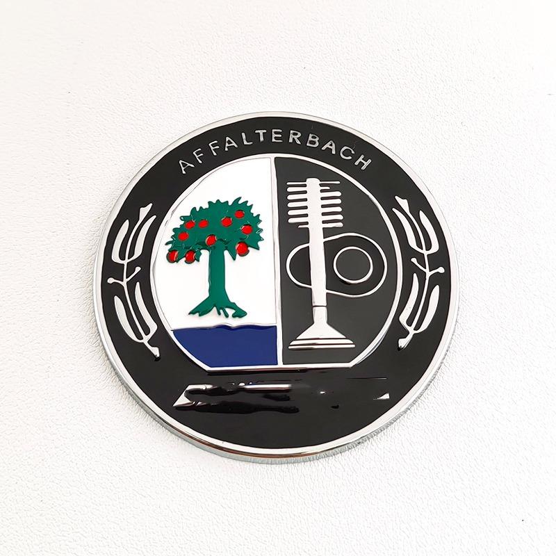 3D-Metallbaum, 65 mm, Chrom, Schwarz, Logo-Emblem, Auto-Rückseitenabzeichen für ACE, GLA, GLC, GLE-Klasse, Aufkleber, Zubehör