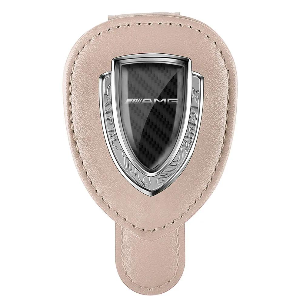 

GLC GLB 1pc Portable Car Glasses Clip Auto Sun Visor Glasses Holder Sunglasses Card Clip For Benz AMG GLC GLE E C260 W202 Acces 1pc