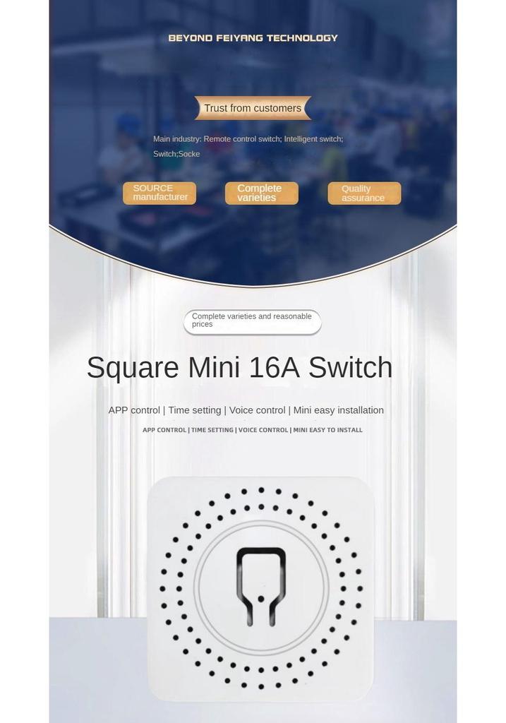 Graffiti Smart Voice-Controlled Mini WiFi On/Off Switch with Hidden App Control