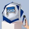 Hertha BSC FC Mini Parapluie de Poche Pliant 5 fois Compact Léger Anti-UV Protection Pluie Soleil Parapluie Portable Parapluie de Voyage