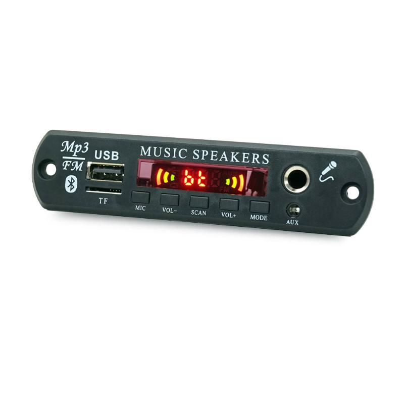 DIY Car Audio MP3 Player Module Bluetooth 5.3 2*30W 12V Amplifier Decoder Board 1 Set for Auto Sound Retrofit