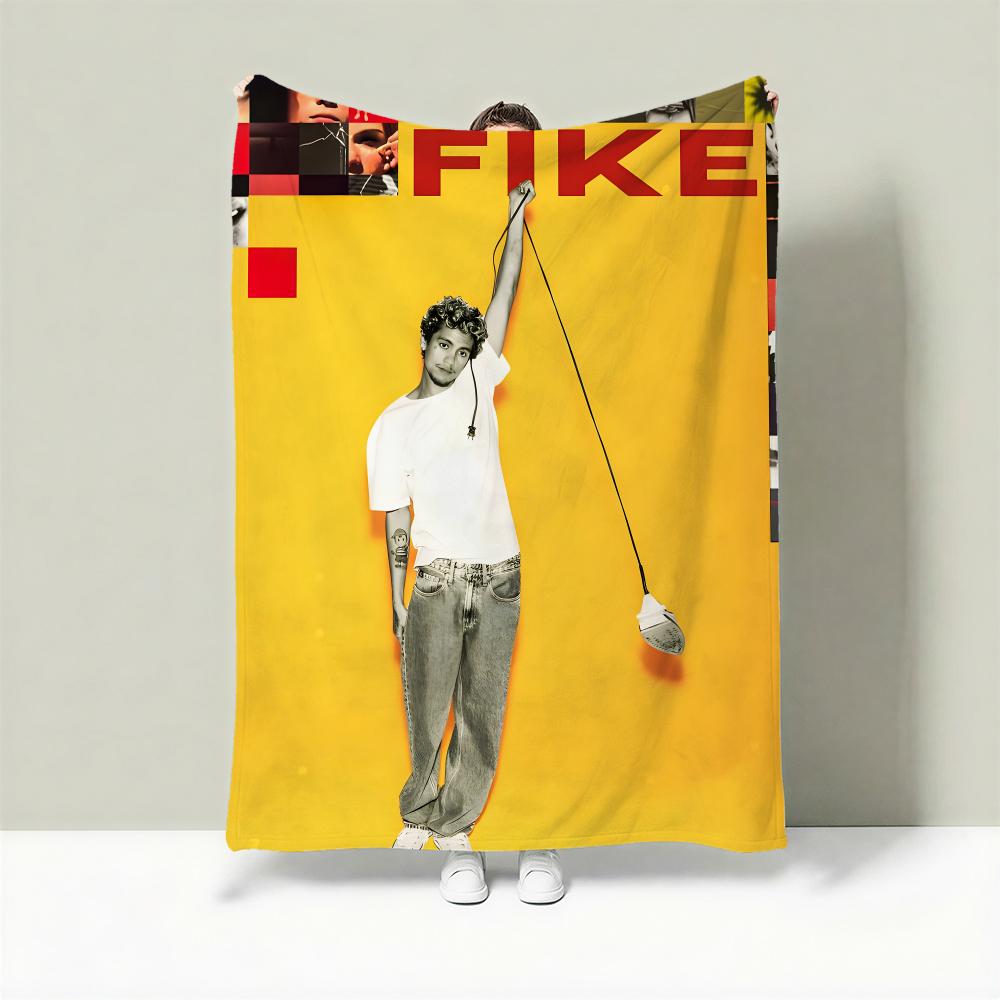 Singer D-Dominic Fike Throw Lightweight 240g Flannel Blanket Soft Skin-friendly for Summer Cooling 75X95CM
