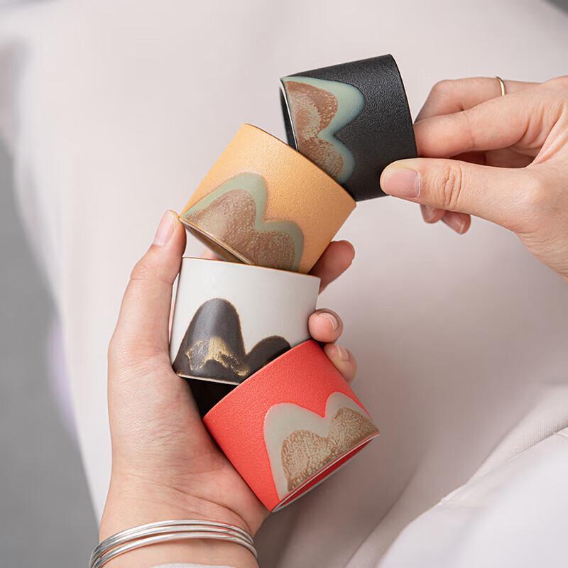 Sushih Ceramics J0959 Thousand Miles River and Mountain Tea Set