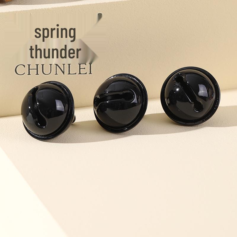 22mm Tiger Mouth Candy-Colored Christmas Hanging Bell Ornament Jewelry & Choker Accessory