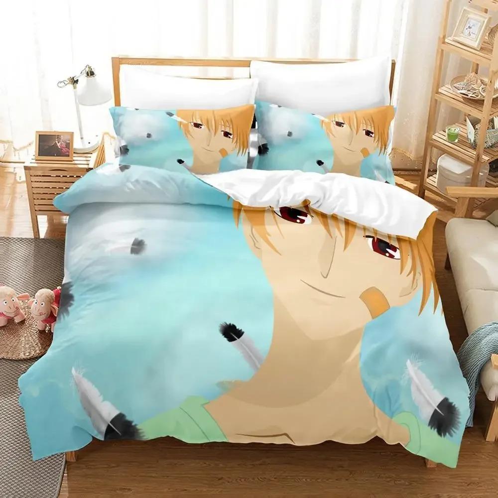 Comfortable Anime Print Duvet Cover Set With Duvet Cover And Pillowcases Single Twin Full Queen King Sizes For Adults And Kids