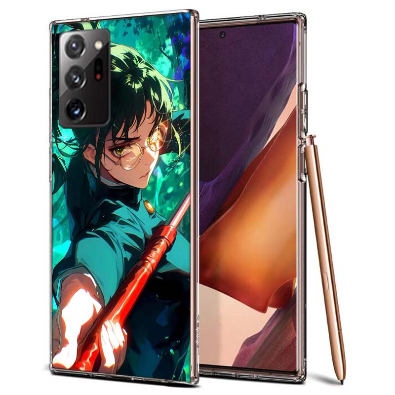 Maki Zenin Jujutsu Kaisen Phone Case for Samsung A55 A35 A25 A15 A07 A05S A16 A17 A26 A36 A37 A56 A57 Galaxy Note 20 10 A50S A71