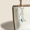 Keychain with Seal Pendant Lightweight Portable Keyring Creative Design Multiple Colors