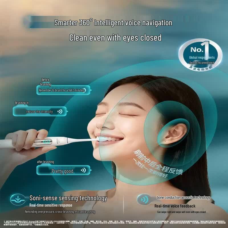 Philips Smart Sonic Electric Toothbrush HX5681 Series CN Plug (adapter Included)
