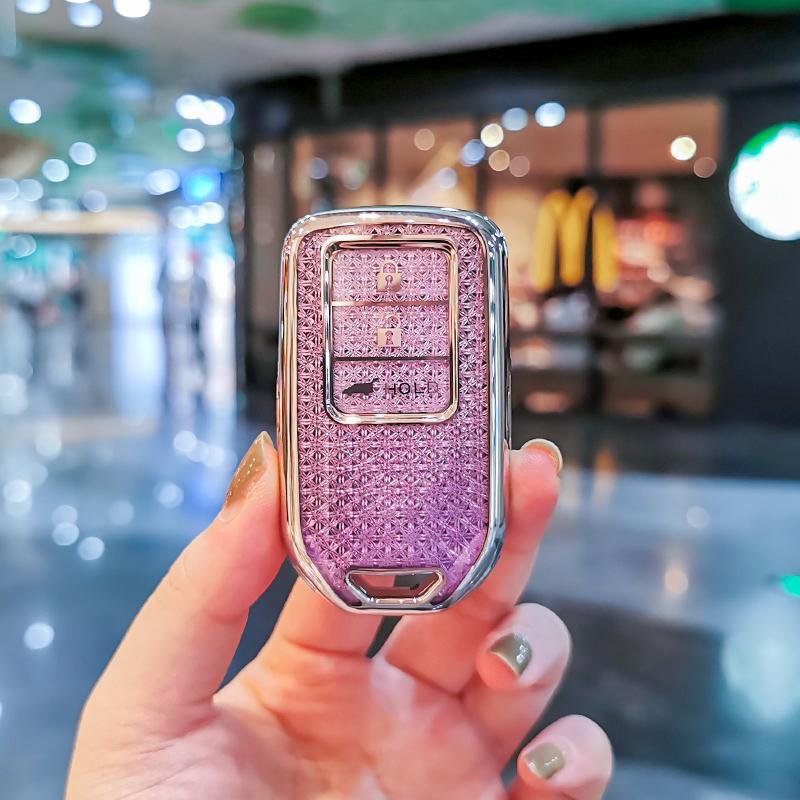 Car Key Case Cover Shell For Honda Crv Civic Accord Xrv Vezel Hiroshi Fit Crider Sensing Urv Crider Envix Inspire Avancier