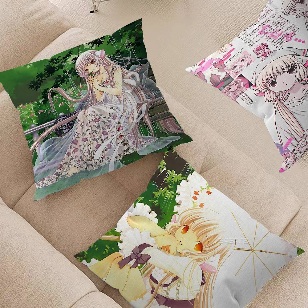 Chobits Anime Pillow Gifts Home Office Furnishings Bedroom Sofa Car Cushion Cover Case 45x45cm
