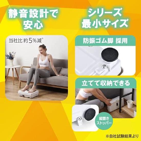 Double Wonder Wave Mini Mini Vibration Exercise Repair Warranty Machine, Lightweight, Compact, Machine, 1-Year [NTV7 Official]