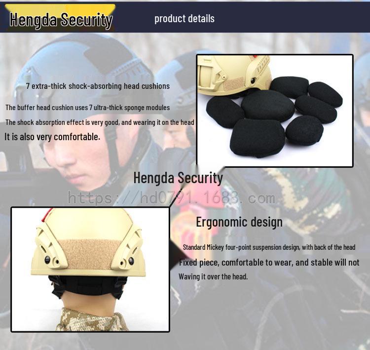 MICH2000 Tactical Action CS Rail Helmet