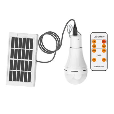 Solarbetriebene LED-Glühbirne für den Innen- und Außenbereich, Notfall-Glühbirne, tragbares Nachtmarkt-Campinglicht