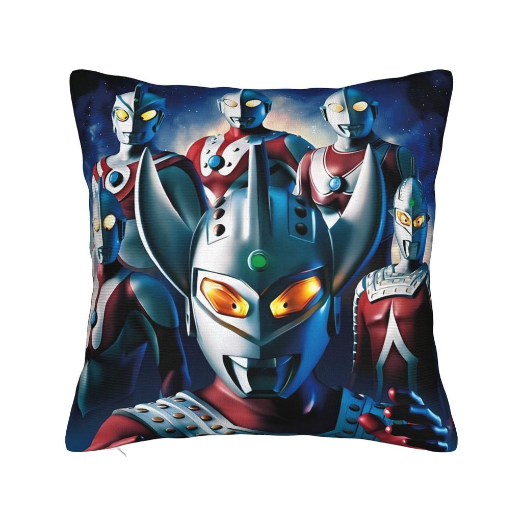 U-Ultramans Hero Art Pillow Case  Design Pillow Cover Kawaii Pillowcases For Sofa Home Decoration