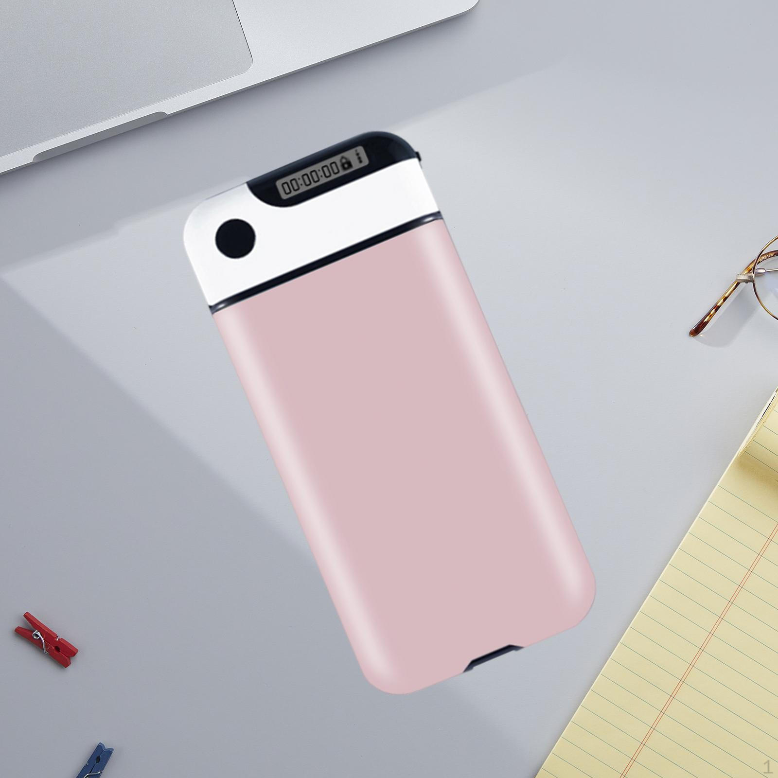 

Простой в использовании, Ориентированный на спину, Универсальный, Запираемый Таймер для Стола, Стола, И розовый