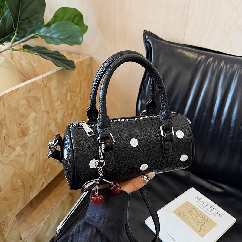 Handbag Small Shoulder Bag Women's High-end Polka Dot Niche Pillow Bag Crossbody Bag