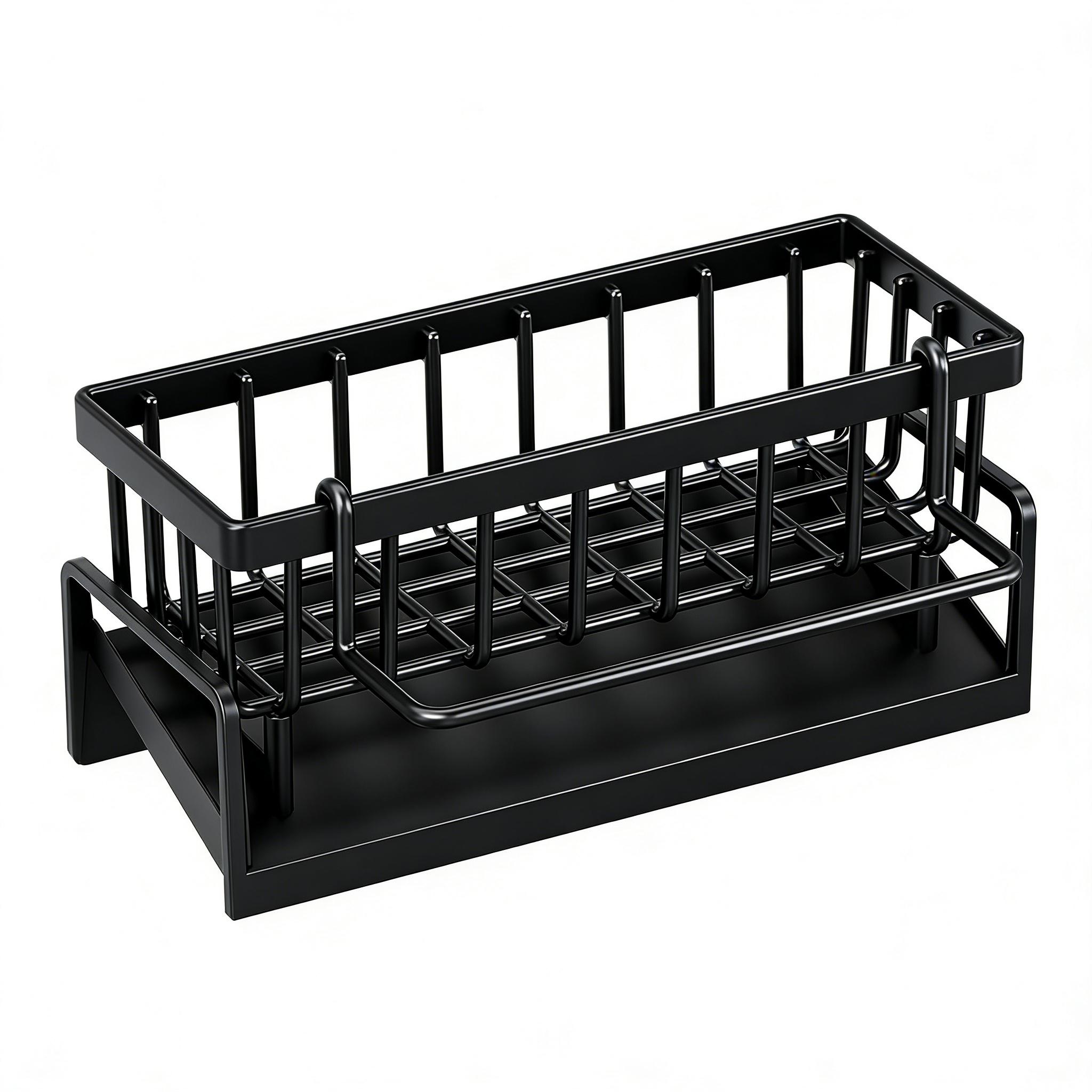 Sink Cleaning Tool Storage Rack ABS Material Durable Soap Holder Drain Rack Sponge Rack Kitchen Supplies Storage Rack