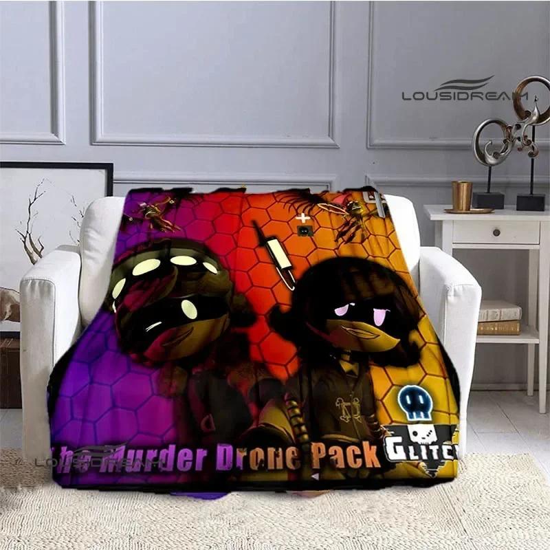 Murder-Drones Cartoon Printed blanket Flannel Warm blankets Soft and comfortable blanket bed linings cubre cama Birthday Gift