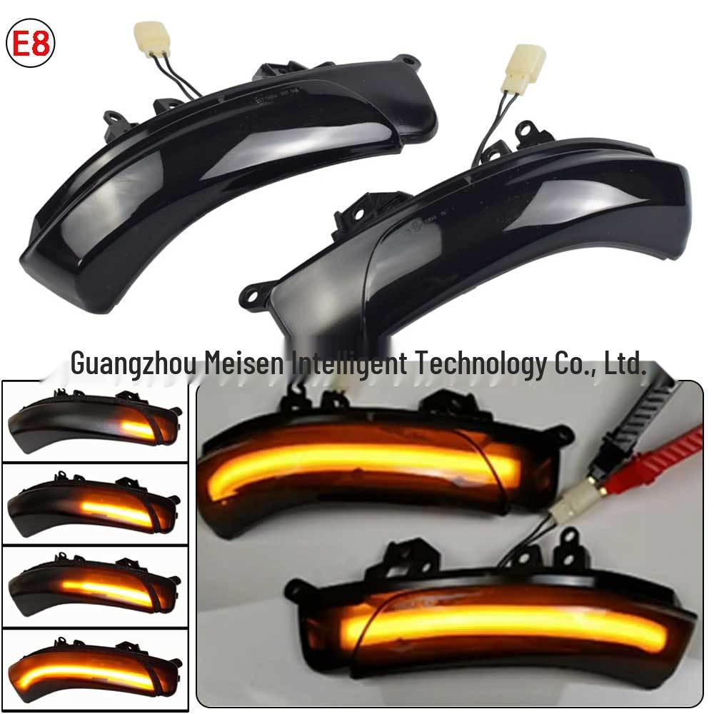 Dynamic LED Turn Signal Light for Toyota Camry, Reiz, and Crown Rearview Mirror