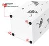 Stylish Wrought Iron Umbrella Stand – Creative Letter Design for Office Foyer Home Decor