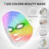 7-1 Colors LED Facial Skin Care Mask,Red Light Mask for Face, Rejuvenation Home Face Lifting Whitening Beauty Device