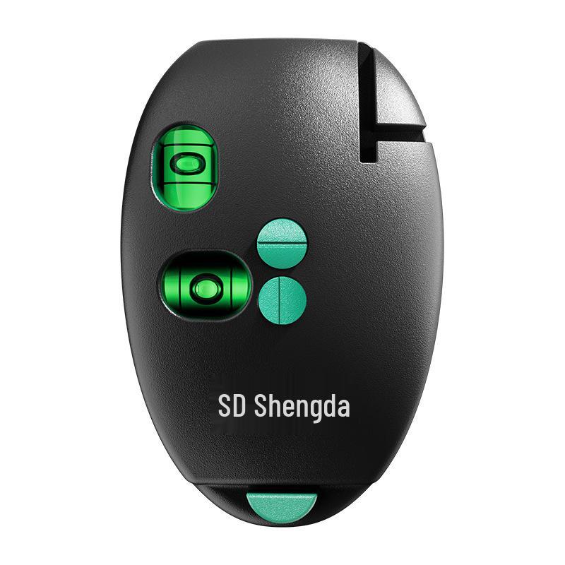 Shengda Green Infrared Laser Level: Precision 90° Floor Line Projector with Right Angle Line Striker.
