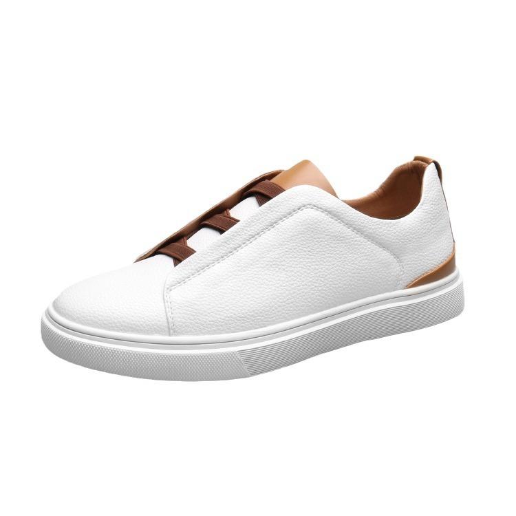 

Скейтборды WS95 с круглой головкой, мужские скейтбордные туфли, британская мода, ленивый чехол для стопы, повседневные спортивные туфли, большой размер 46 белый