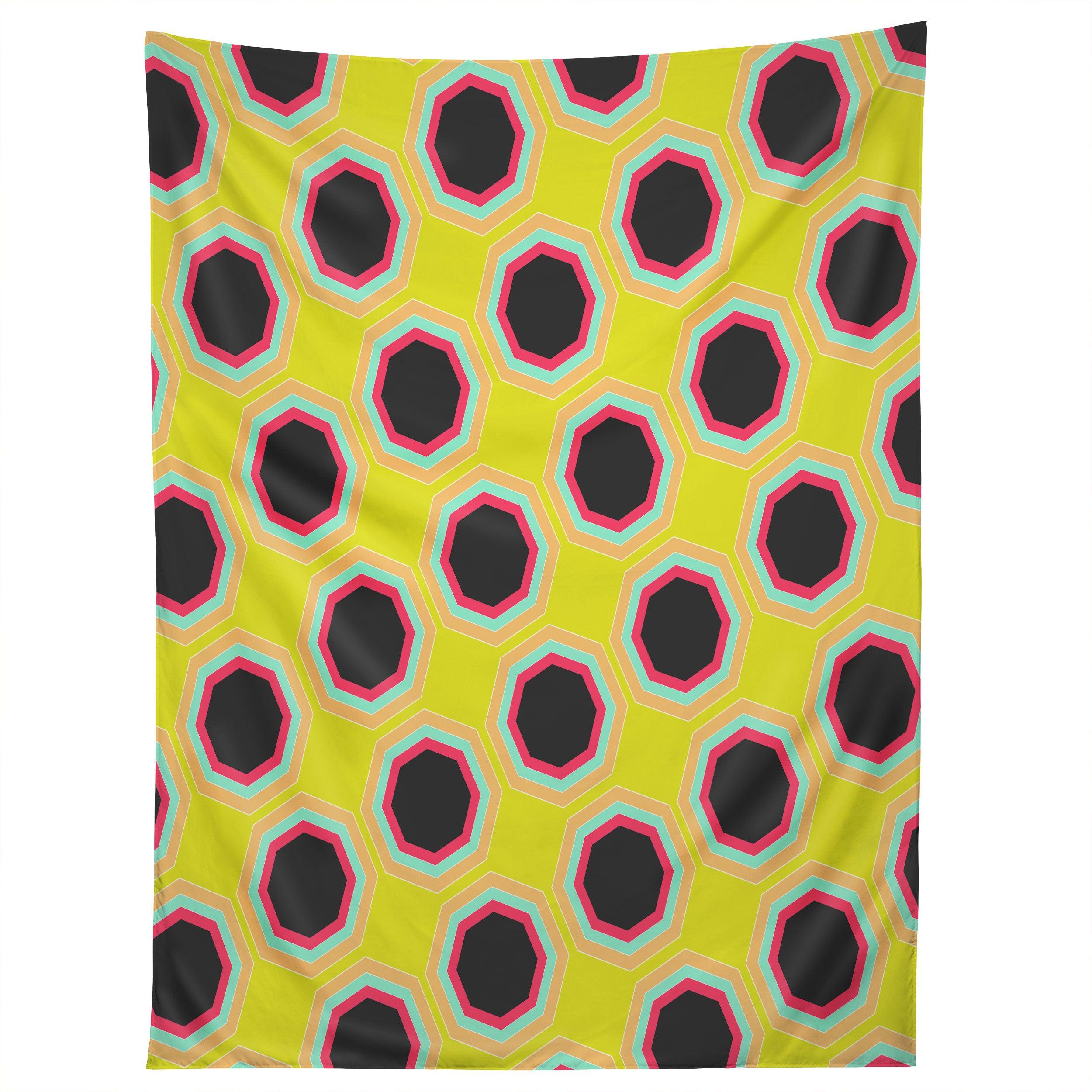 NEON PATTERN tapestry 75x100