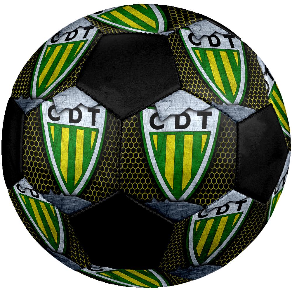 SIZE 5 CD Tondela Soccer Ball Colorful All Ages Machine Stitched PVC Competition Ready Durable High-Bounce