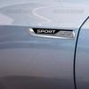 3D Car Styling Sport Line Emblem Side Badge Metal Stickers Rear Trunk Decals For Skoda Citigo Octavia Kodiaq Kamiq Yeti Fabia RS