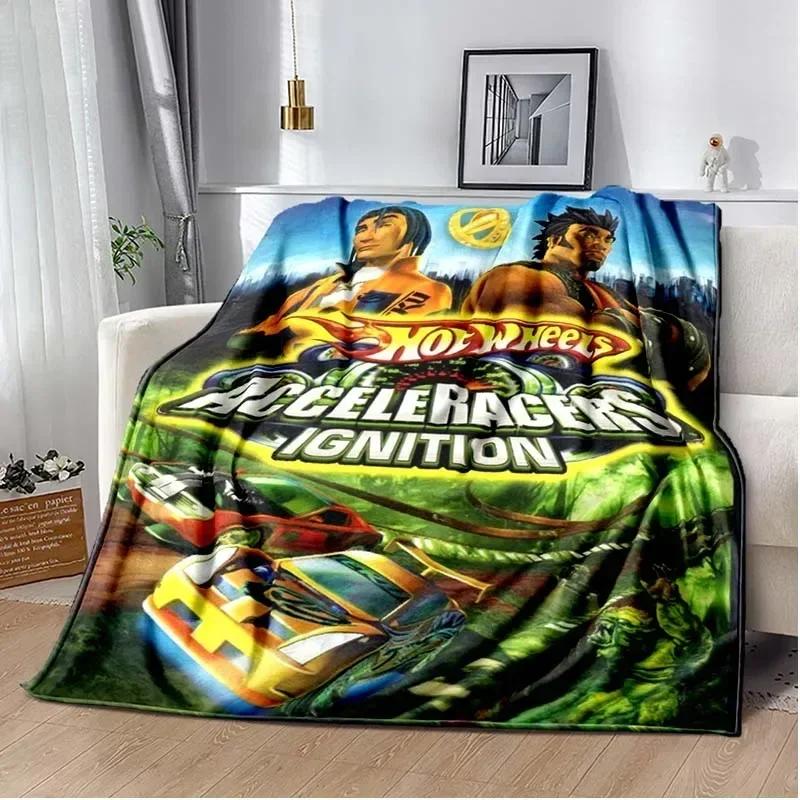 Monster Jam Grave Digger Truck Hot Wheels Sofadecke, leichte warme Isolierdecke, Bett, Büro, Auto, Knieschützer, Überwurfdecke