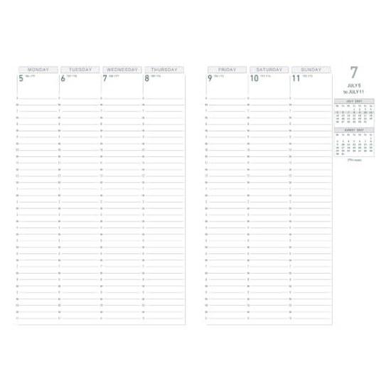 Action Planner 16 months Weekly Vertical A5 Refill (2027 edition)