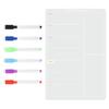 Operitacx 1 Set Whiteboard Clear Acrylic Writing Board with Weekly Magnetic Acrylic Weekly Weekly Refrigerator Schedule Board Refrigerator, Sheets,
