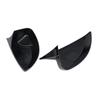 Side Glass Cover Plastic Wing Glass Caps 8V0857527 8V0857528 Replacement Side Glass Casings Suitable for German Vehicles